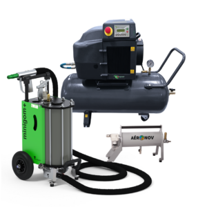 Pack complet Aérogommeuse MINIGOM + Compresseur SMART 270