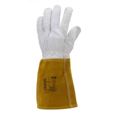 Gants de soudeur en fleur de chèvre manchette