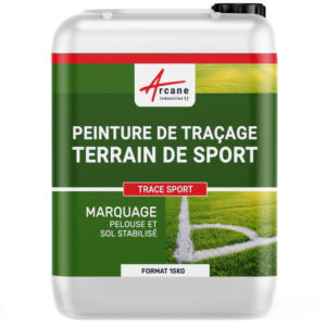 Peinture de marquage au sol pour terrains de sport