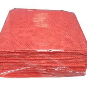 Lavette microfibre rouge premium 38x38 cm – Lot de 10