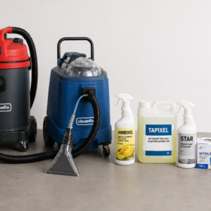 Kit pour entretien tapis et moquette tout en un pour entreprise de nettoyage
