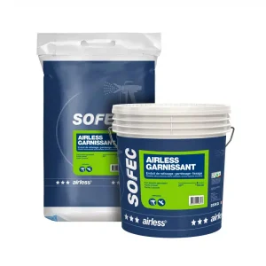Enduit Airless Garnissant SOFEC – Seau 25 kg – Jusqu'à 5 mm